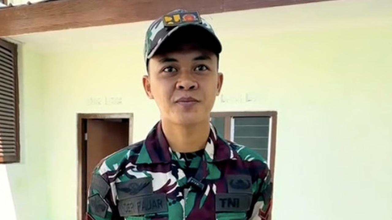 Orangtua Kuli Bangunan, Serda Nur Fajar Jadi Pengawas Bangunan di Lingkungan TNI AD 'Dari Kecil Ikut Ortu Nukang