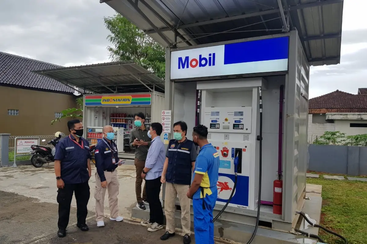 Pastikan Penuhi Kelengkapan Perizinan Tim BPH Migas Tinjau Langsung SPBU Mini Exxonmobil