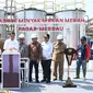 Presiden Joko Widodo atau Jokowi meresmikan Pabrik Percontohan Minyak Makan Merah Pagar Merbau di Kabupaten Deli Serdang, Sumatera Utara, Kamis (14/3/2024). (Biro Pers Kepresidenan).