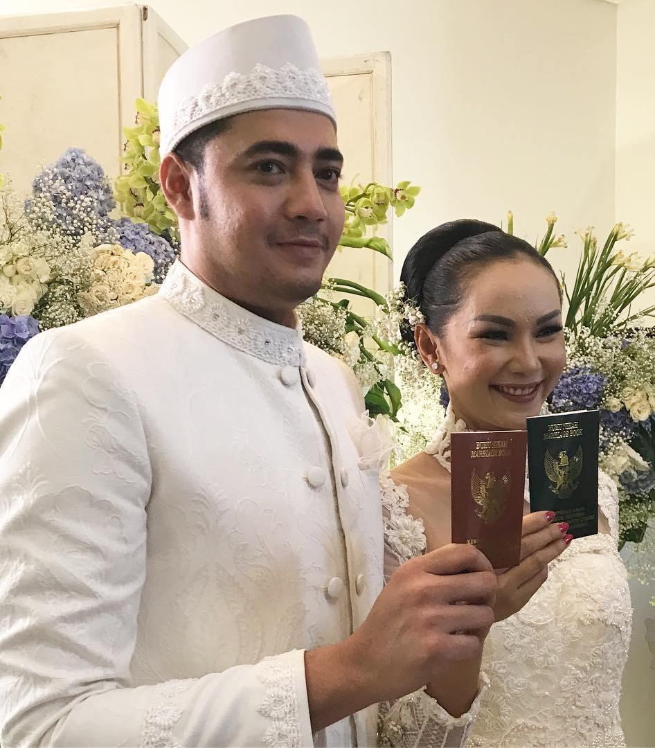 Mantan istri Deddy Corbuzier, menikah untuk kedua kalinya [foto: instagram/alvinadam1]