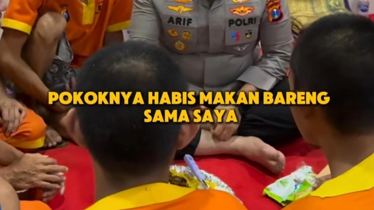 Kapolres Lamongan Bukber Tahanan