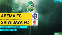 Piala Gubernur Kaltim 2018 Arema FC Vs Sriwijaya FC (Bola.com/Adreanus Titus)
