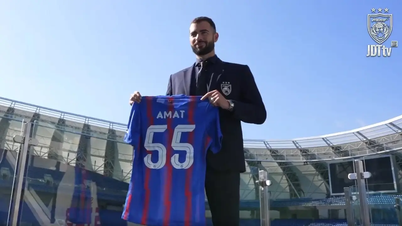 Jordi Amat resmi gabung Johor Darul Ta'zim (JDT).