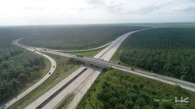 Jalan Tol Trans Sumatera (JTTS) Ruas Binjai-Langsa Seksi 1 (Binjai-Stabat) bakal dikenai tarif (Dok Hutama Karya)