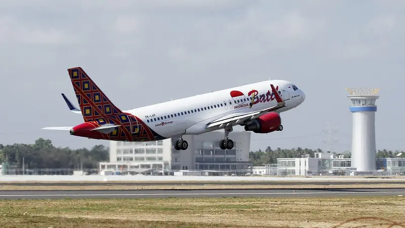 Batik Air terbang melalui Yogyakarya International Airport. (Dok Lion Air Group)