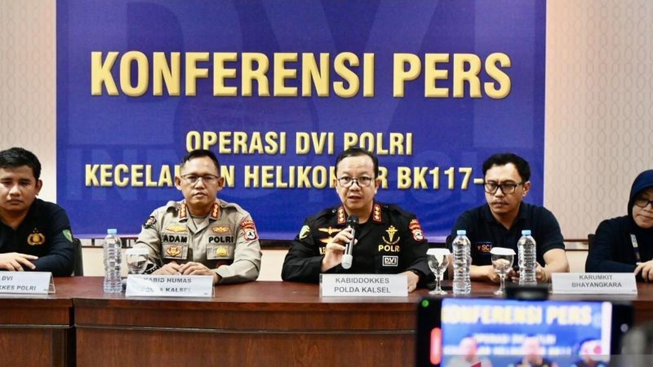 Fakta Unik DNA: Tim DVI Lakukan Tes DNA pada 2 Jasad WNI Korban Heli Jatuh Kalsel