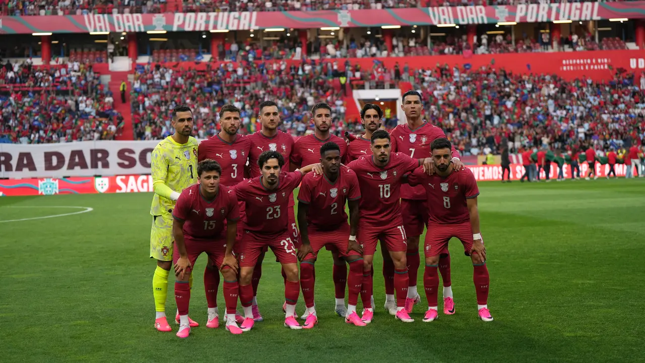 Starting XI Timnas Portugal menghadapi Timnas Nigeria di laga uji coba di Estadio Dr. Magalhaes Pessoa, Leiria, Portugal, Kamis (11/06/2026) dini hari WIB.
