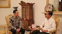 Presiden Jokowi bertemu dengan Ketua Kogasma Partai Demokrat Agus Harimurti Yudhoyono (AHY). (Foto: Michael Wicaksono_Kogasma PD)