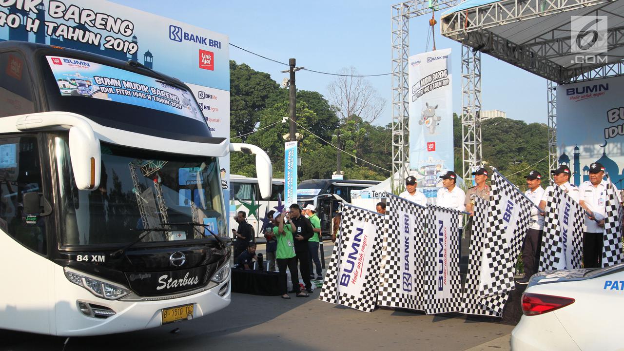 BRI Berangkatkan 15 Ribu Peserta Mudik Gratis