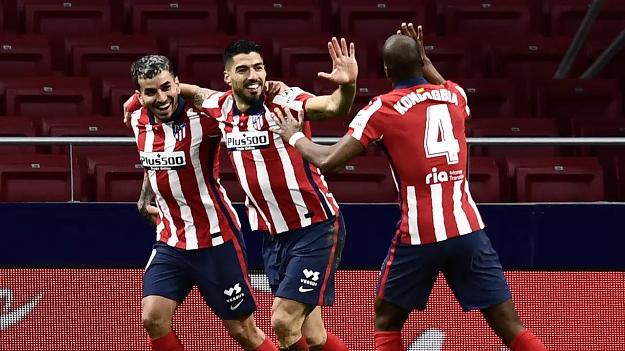 Luis Suarez Dua Gol, Atletico Madrid Ditahan Imbang Celta Vigo