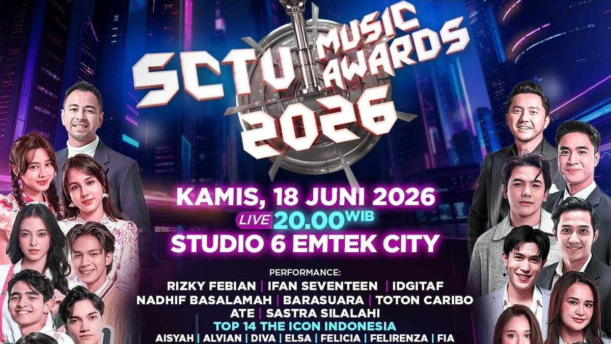 SCTV Music Awards 2026 Hadirkan 2 Kategori Khusus, Apresiasi untuk Lagu Daerah