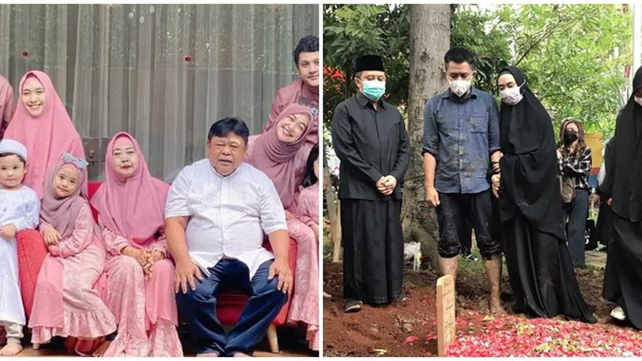 6 Potret Suasana Pemakaman Ayah Ria Ricis dan Oki Setiana Dewi, Penuh Duka