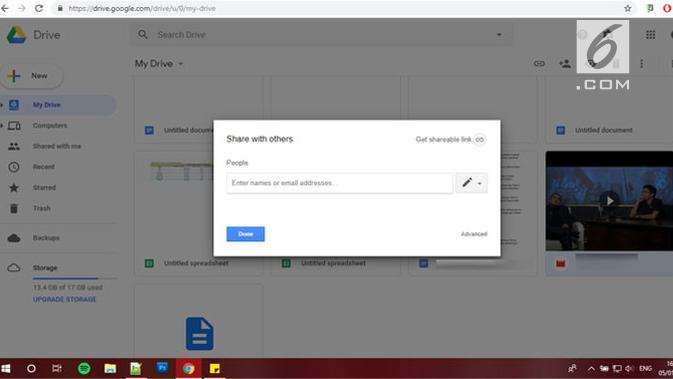 Google Drive. (Liputan6.com/ Yuslianson)