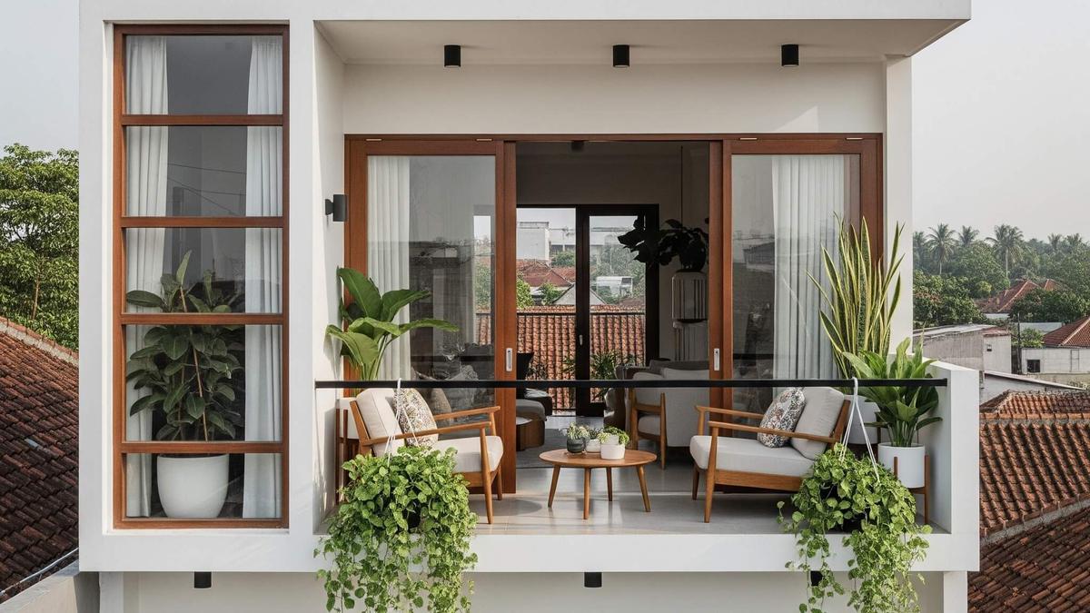 7 Rekomendasi Warna Cat Balkon Rumah Minimalis yang Beri Kesan Modern dan Estetik, Apa Saja?