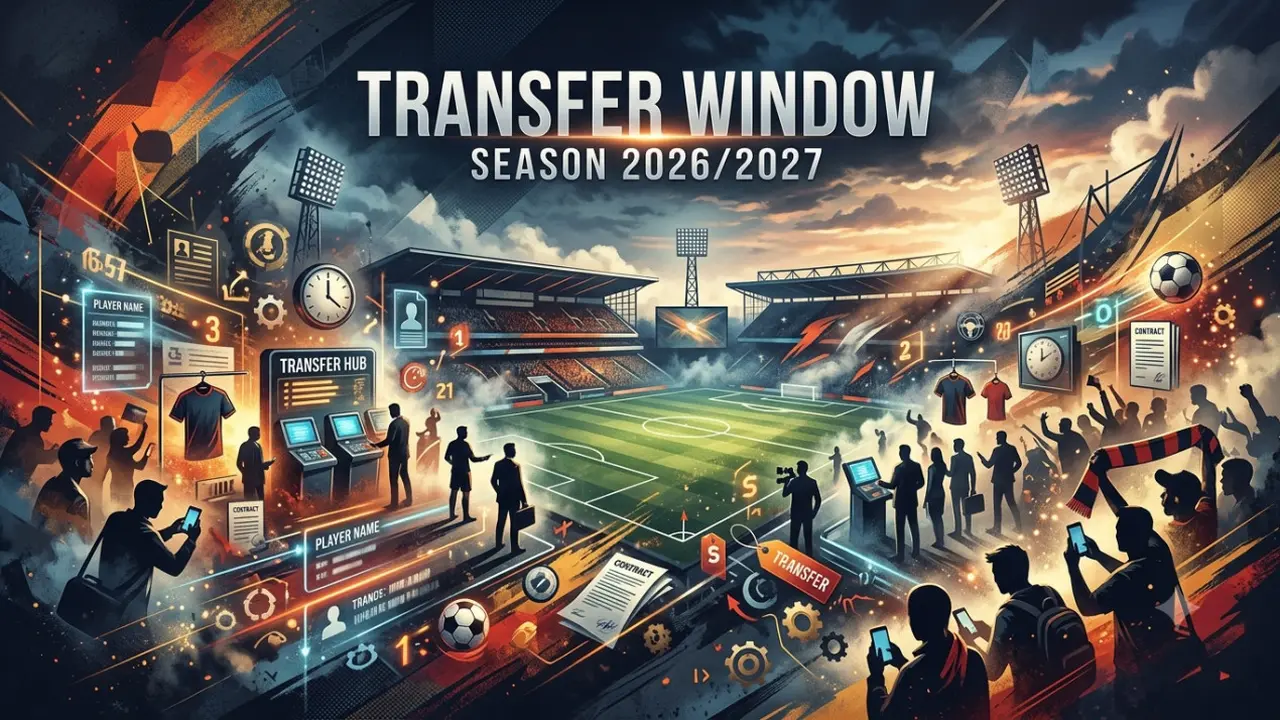 Ilustrasi transfer window, bursa transfer