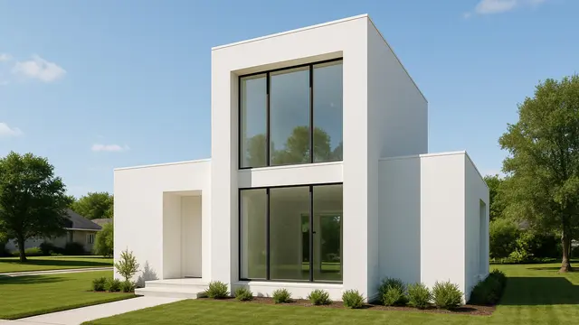 Desain Rumah Minimalis dengan Pencahayaan Alami (created by AI)