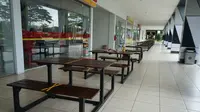 PT Jasa Marga (Persero) Tbk menerapkan aturan jaga jarak (physical distancing) di rest area tol. Dok Jasa Marga