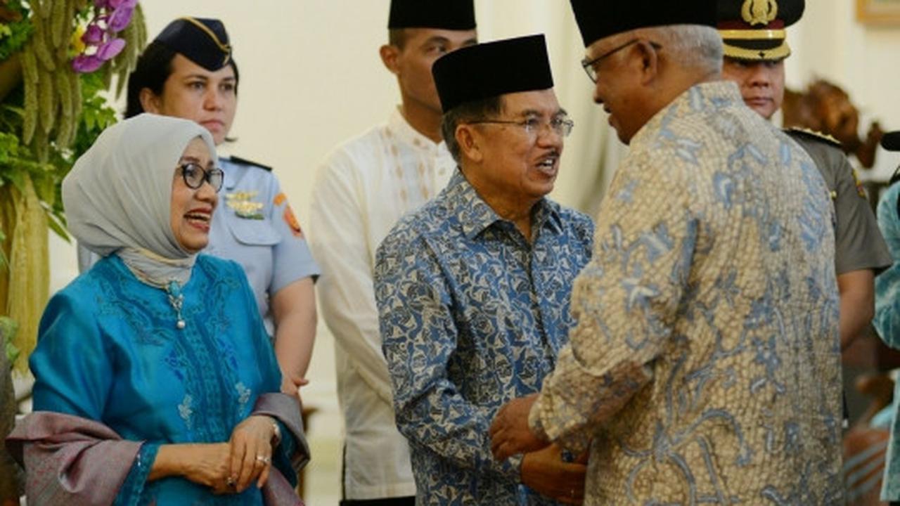 Tokoh nasional hingga orang biasa hadiri open house di Istana Wapres