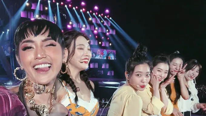 Jessica Iskandar dan Red Velvet (Instagram/ inijedar)