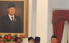 Momen Mahfud Salami Anwar Usman di Istana Negara