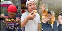 Komedian yang juga pemeran Melki Bajaj salah satu artis yang gemar kulineran di kaki lima. Berikut potretnya berburu kuliner dari mie ayam, tahu gejrot, tahu bulat, hingga somay. [Instagram/melki.bajaj]