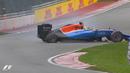 Pebalap Manor Racing asal Indonesia, Rio Haryanto, akan start dari posisi ke-21 F1 GP Kanada di Sirkuit Gilles Villeneuve, Kanada, Minggu (12/6/2016). Rio menabrak dinding pembatas saat kualifikasi digelar, Sabtu (11/6/2016) ini. (Bola.com/Twitter/F1)