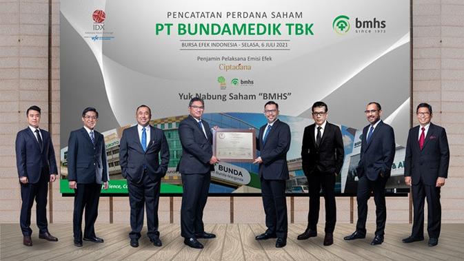 Bundamedik Resmi Tercatat di BEI, Untuk Apa Saja Dana IPO? - Vimarsana News
