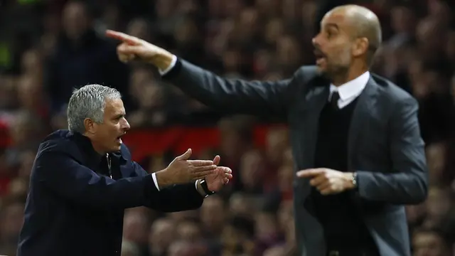 Jose Mourinho dan Pep Guardiola