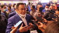 Rachmat Gobel usai membuka kegiatan Rakorwil Partai Nasdemi di Gorontalo (Arfandi Ibrahim/Liputan6.com)