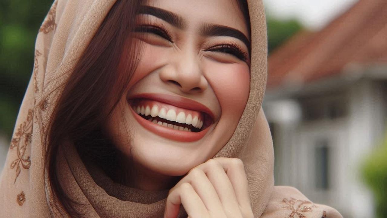 Ilustrasi Tertawa