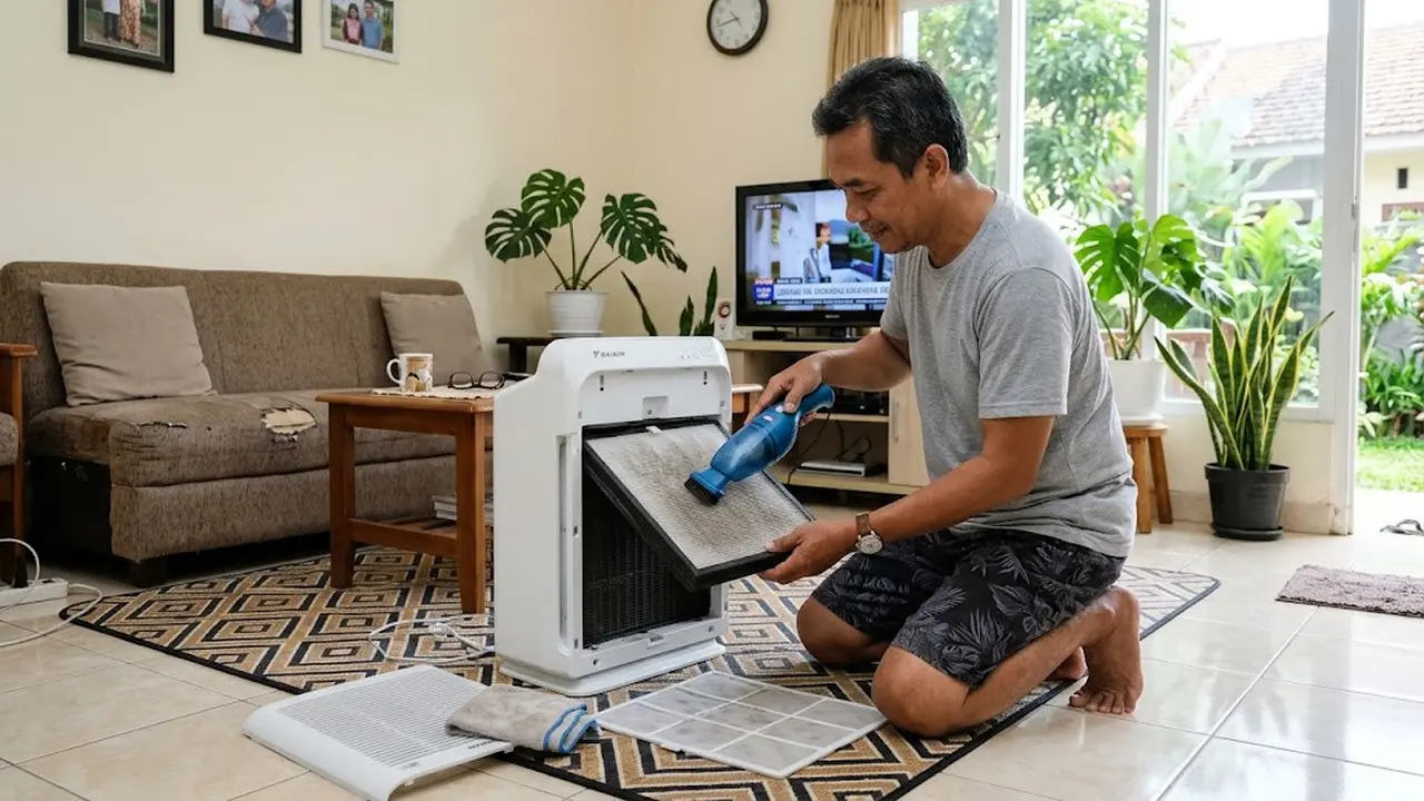 Cara Bersihkan Air Purifier