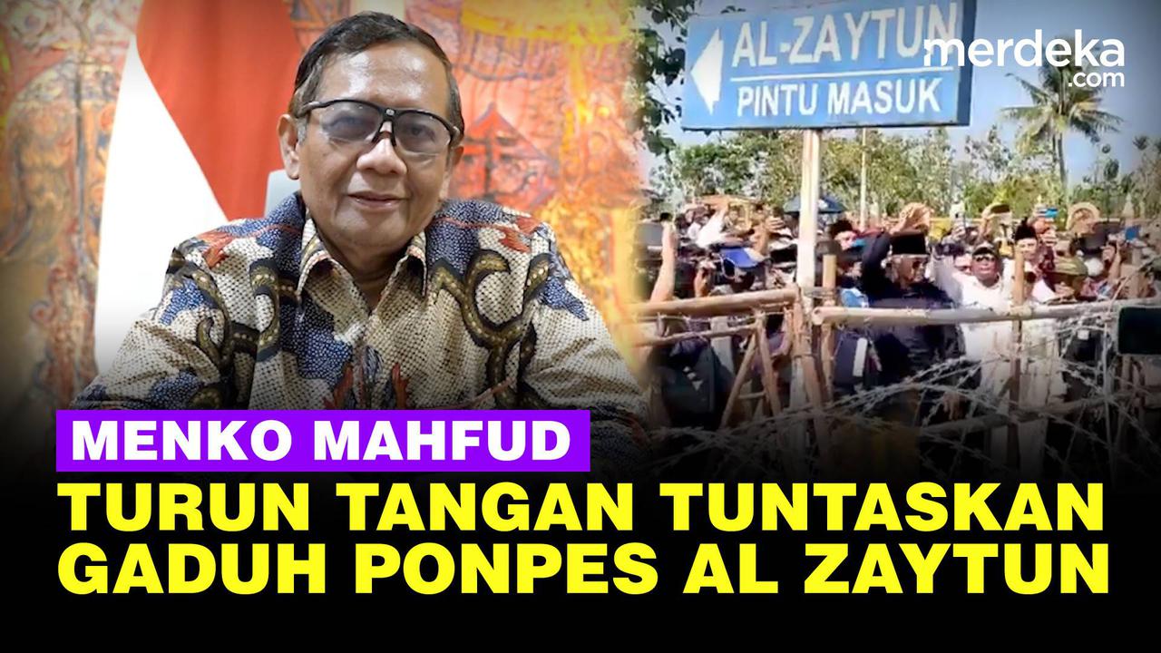 VIDEO: Mahfud Turun Tangan Tuntaskan Polemik Al-Zaytun, Gandeng Menag dan Polisi