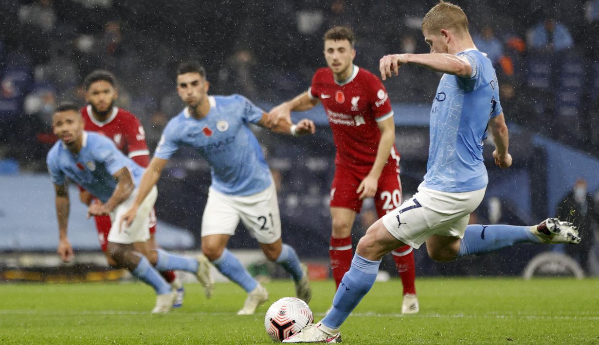 FOTO: Manchester City Diimbangi Liverpool - Bola Liputan6.com