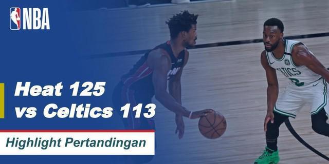 VIDEO: Highlights NBA, Miami Heat Juara Wilayah Timur Setelah Taklukkan Boston Celtics 125-113