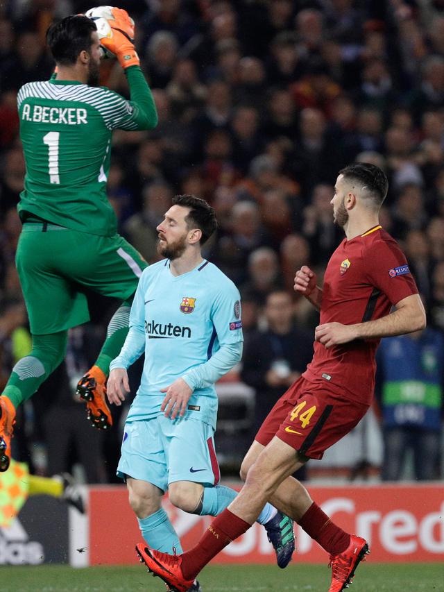 Barcelona Kalah dari AS Roma