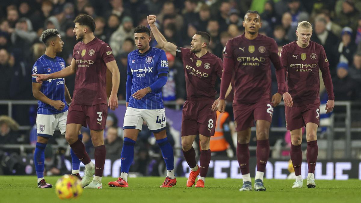 Lanjutan Liga Inggris, Manchester City Menang telak 6-0 vs Ipswich Town