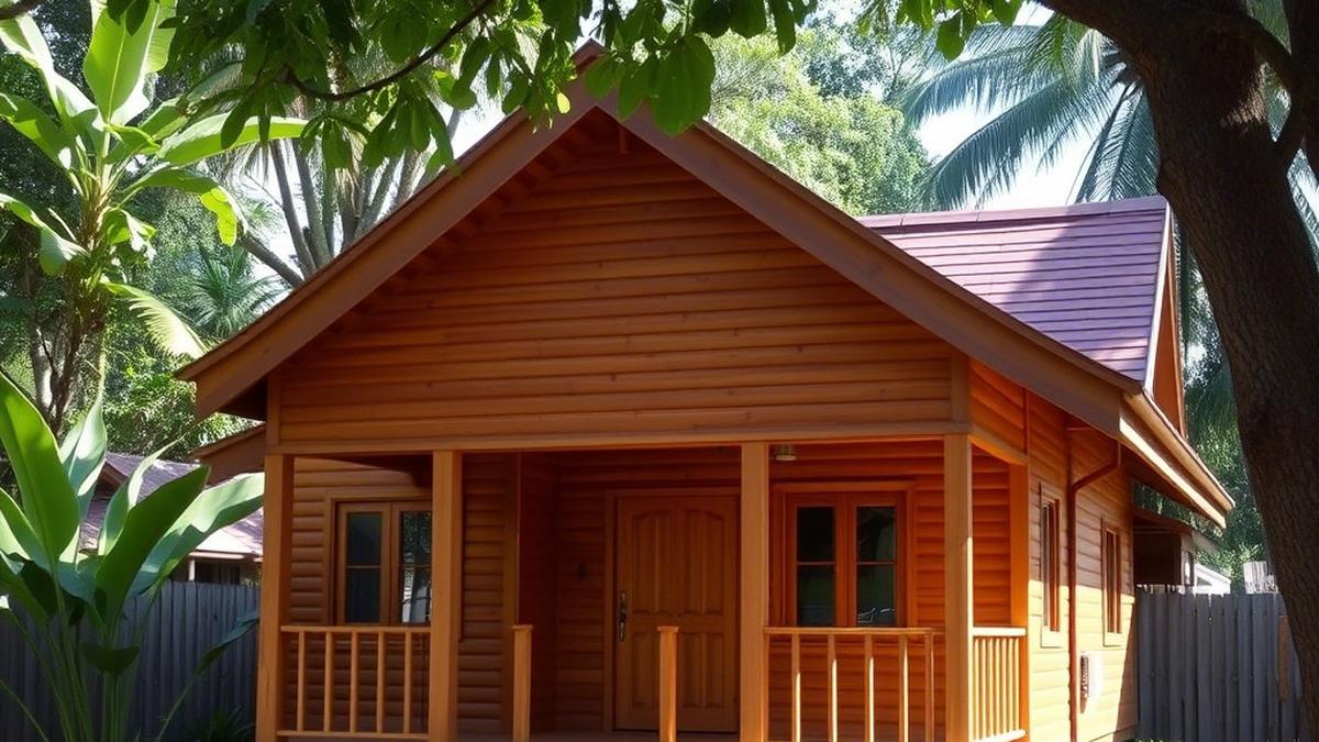 5 Inspirasi Model Rumah Kayu Sederhana Tapi Indah di Kampung, Bikin Betah