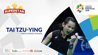 Superstar Asian Games, Tai Tzu-ying. (Bola.com/Dody Iryawan)