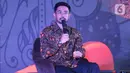 Content Creator Den Dimas saat diskusi dalam acara Cita dan Cipta Liputan6.com x Fimela di Shangri-La Hotel, Jakarta,  Rabu (31/7/2024). (Liputan6.com/Angga Yuniar)