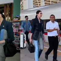 Menpar Widi Wardhana lakukan kunjungan kerja ke wilayah Jawa Barat dengan transportasi umum. [@widi.wardhana]