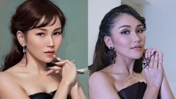 Potret Ayu Ting Ting versi avatar