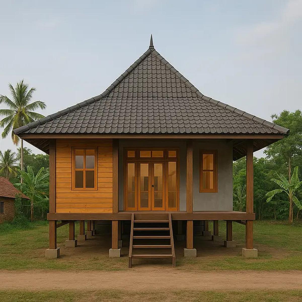 8 Model Rumah Vernakular Kontemporer di Desa, Perpaduan Desain Tradisional dan Modern
