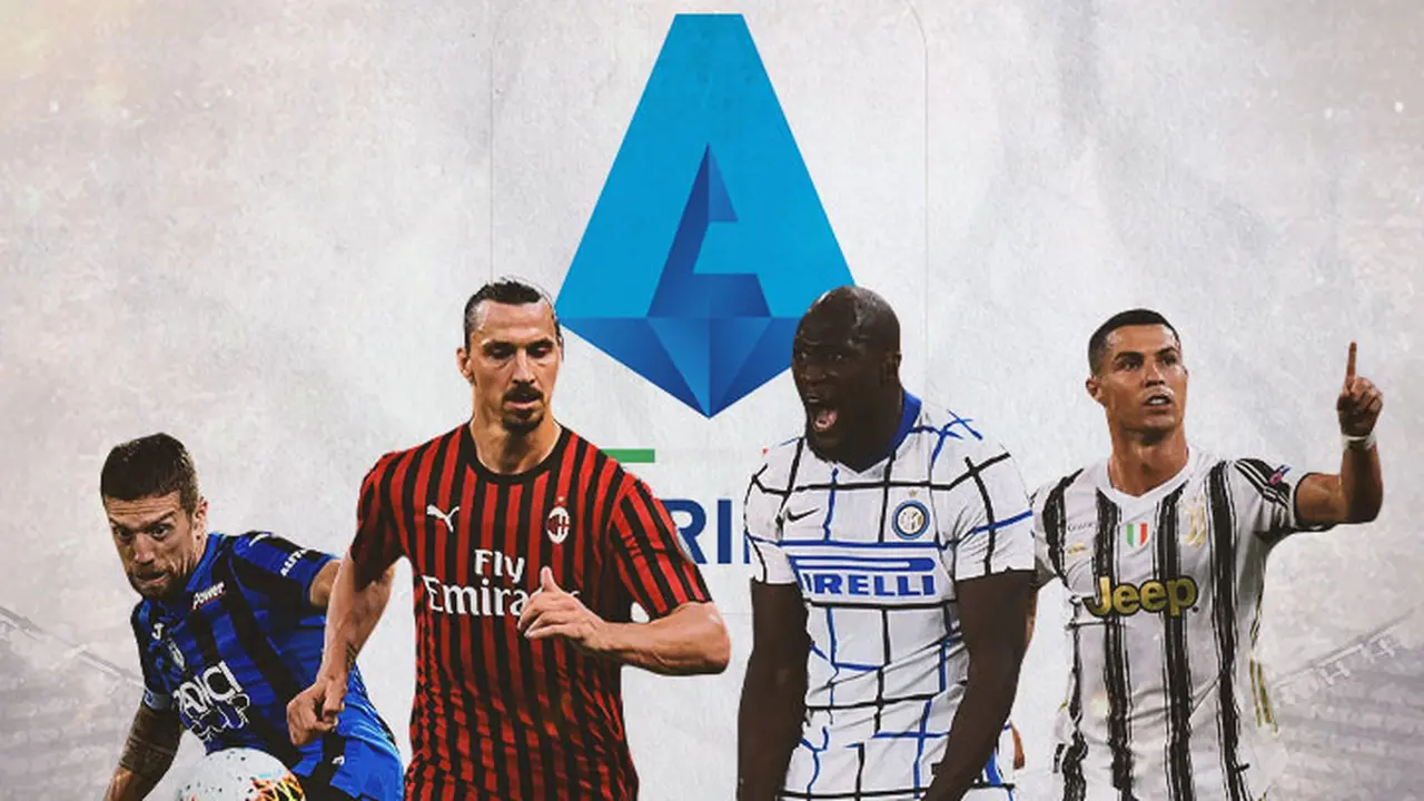 Serie A - Papu Gomez, Zlatan Ibrahimovic, Romelu Lukaku, Cristiano Ronaldo