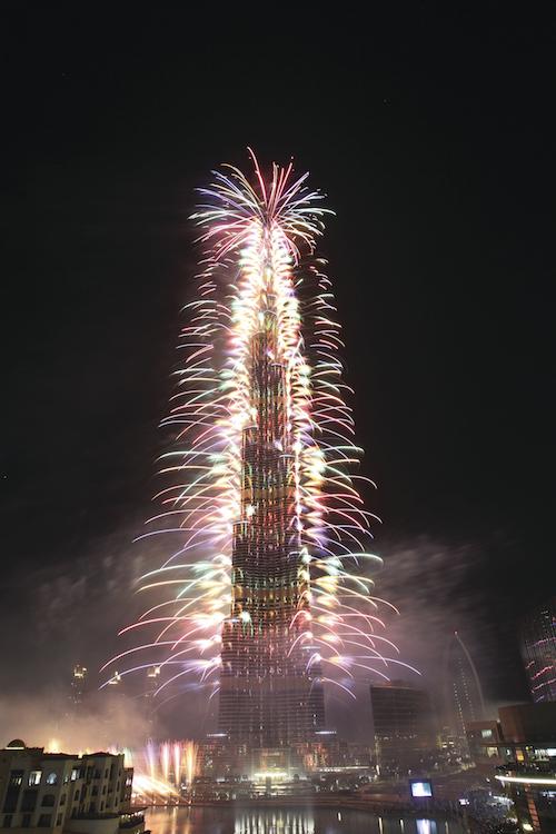 Burj Khalifa di Tahun Baru
