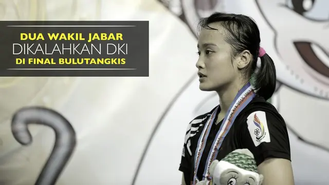 Video dua wakil Jawa Barat yang gagal meraih emas di cabor Bulutangkis PON XIX Jawa Barat 2016.