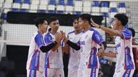 Tim voli putra Medan Falcons Tirta Bhagasasi yang bakal berlaga di Proliga 2026. (Dok. MOJI)