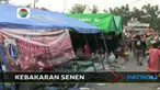 Kebakaran hebat menghanguskan permukiman padat penduduk di kawasan Senen.