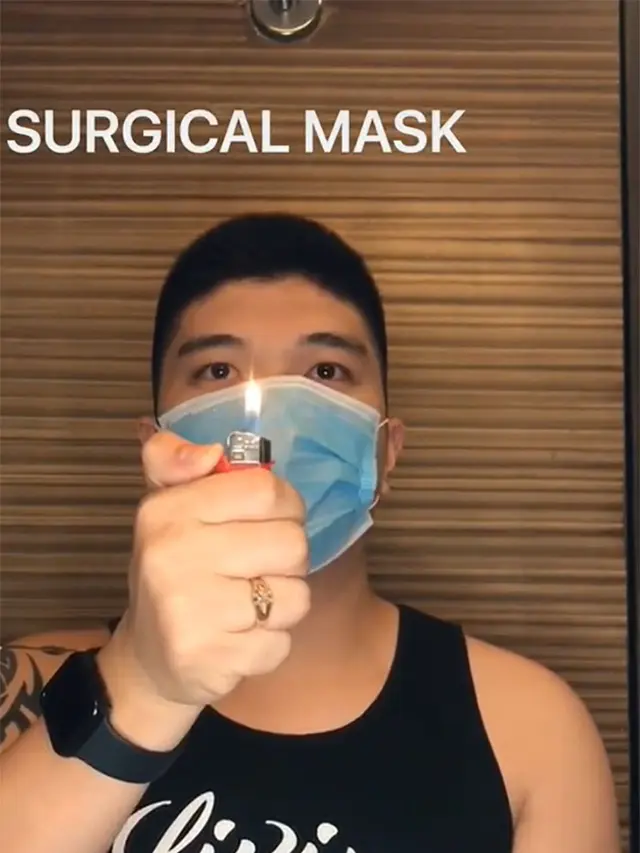 Pria Ini Pakai 6 Jenis Masker untuk Tunjukkan Kekuatannya Saat Dipakai, Viral di TikTok