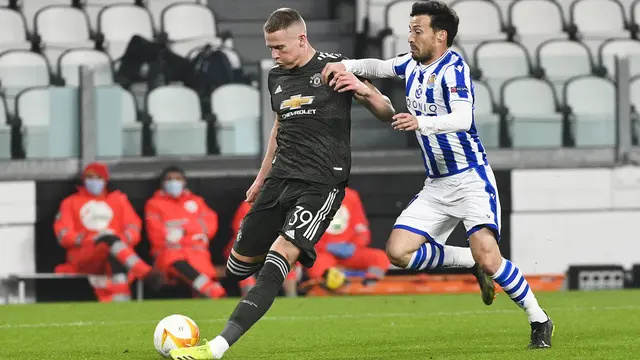 Bruno Fernandes 2 Gol, MU Pesta Gol di Kandang Real Sociedad