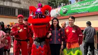 Anggota DPRD Jakarta Hilda Kusuma Dewi menghadiri perayaan Cap Go Meh di kawasan Pecinan Glodok, Pancoran, Rabu (12/2/2025) (Istimewa)